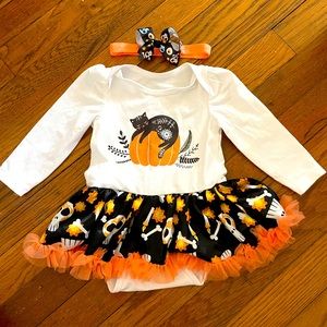Baby Halloween outfit w/ headband